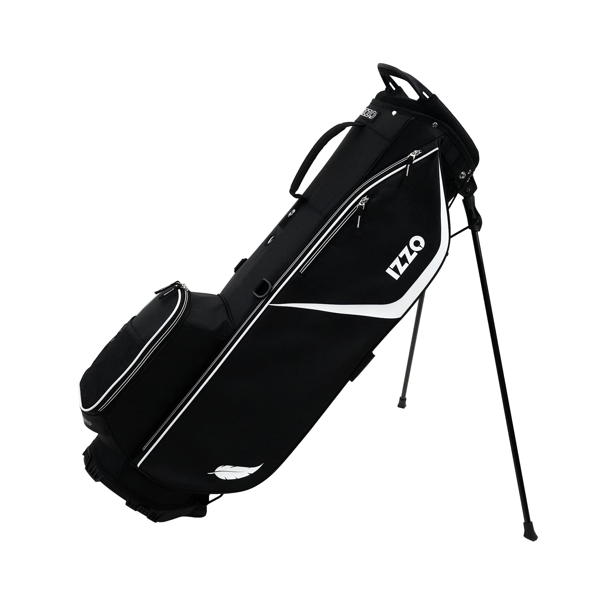 Amazon.com : Izzo Ultra Lite Stand Bag, Black,Black/White 3.2